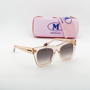 Missoni MIS 0069/S 0733 FF Square Sunglasses - Paech/Grey